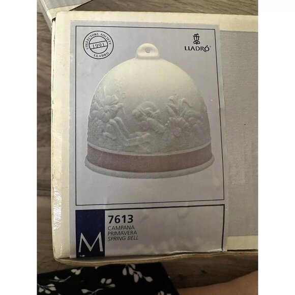 Vintage 1991 Lladró Spring Bell Campana Primavera Item No. 7613 w/Box Preowned - Picture 4 of 5